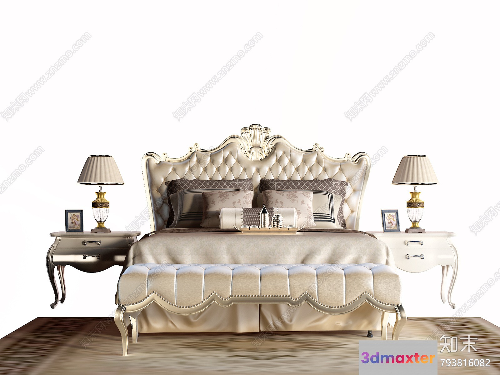 Cozy Bedroom 3D Model - 16114 - VRAY Render