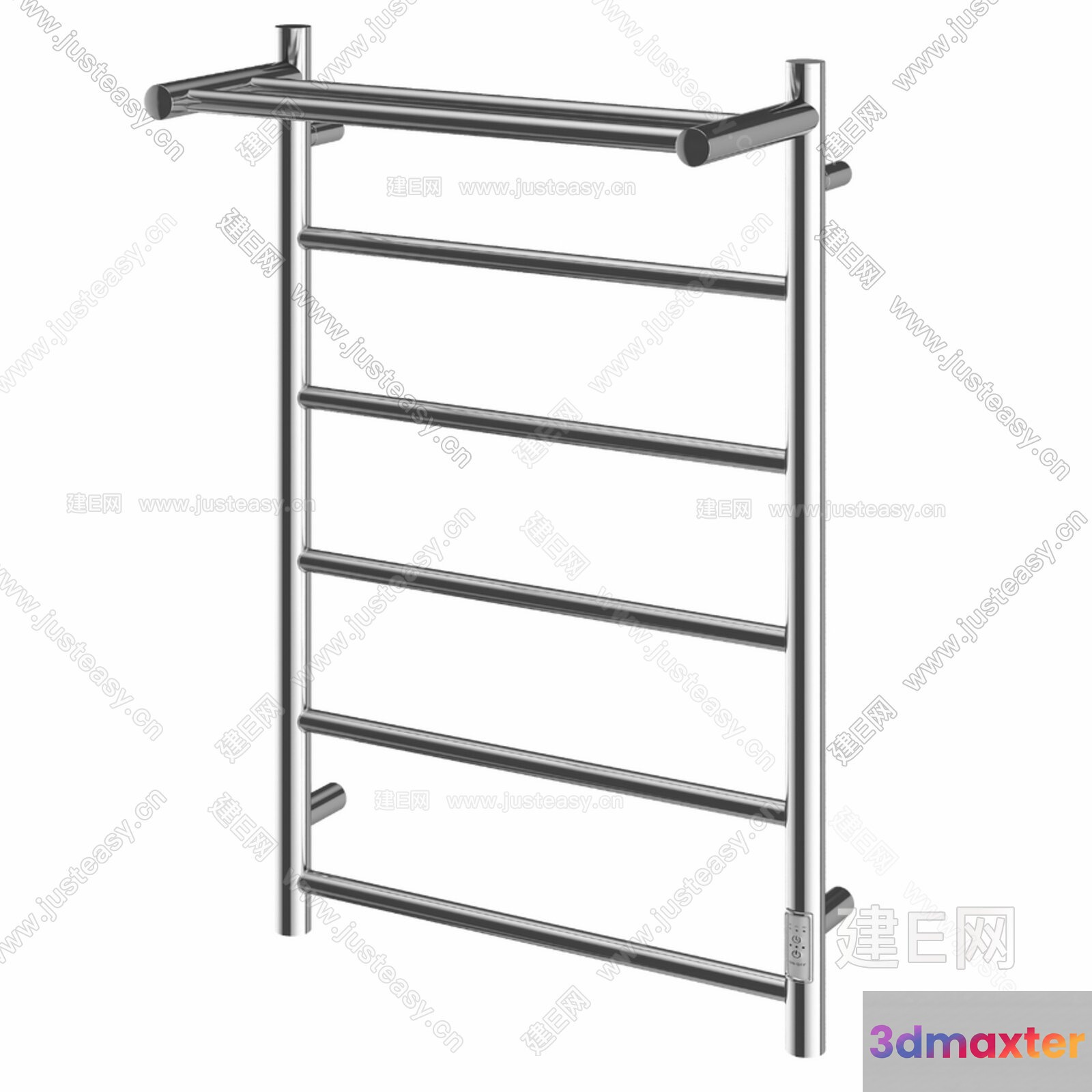 A Towel Rack Made Of Metal 3D Model - 19746 - VRAY Render