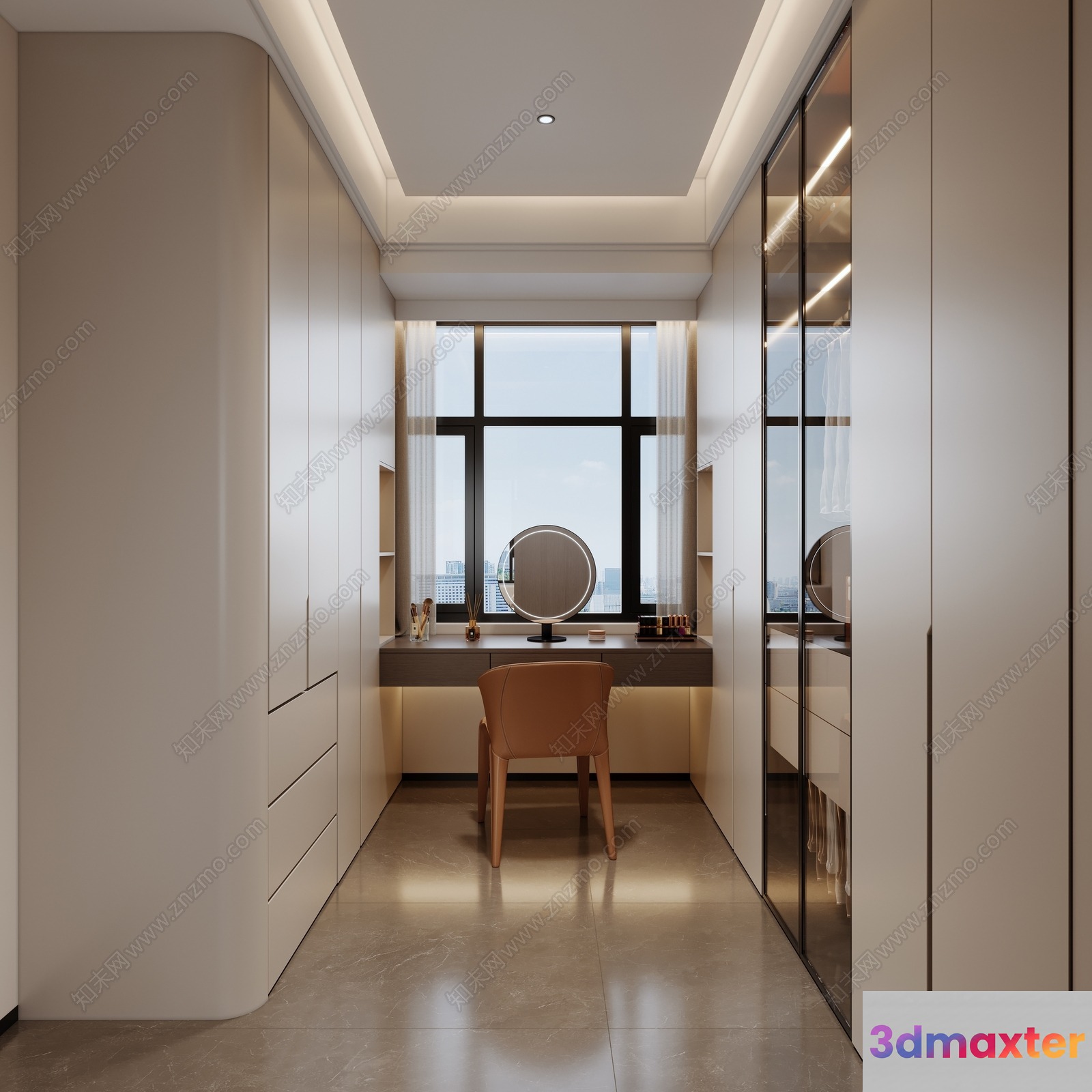 Modern Dressing Room 3D Model - 4679 - VRAY Render