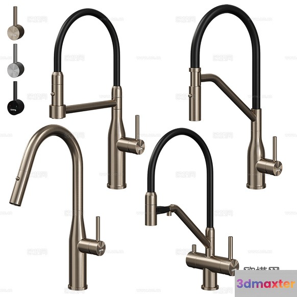 Kitchen Faucet 3D Model - 5576 - CORONA Render