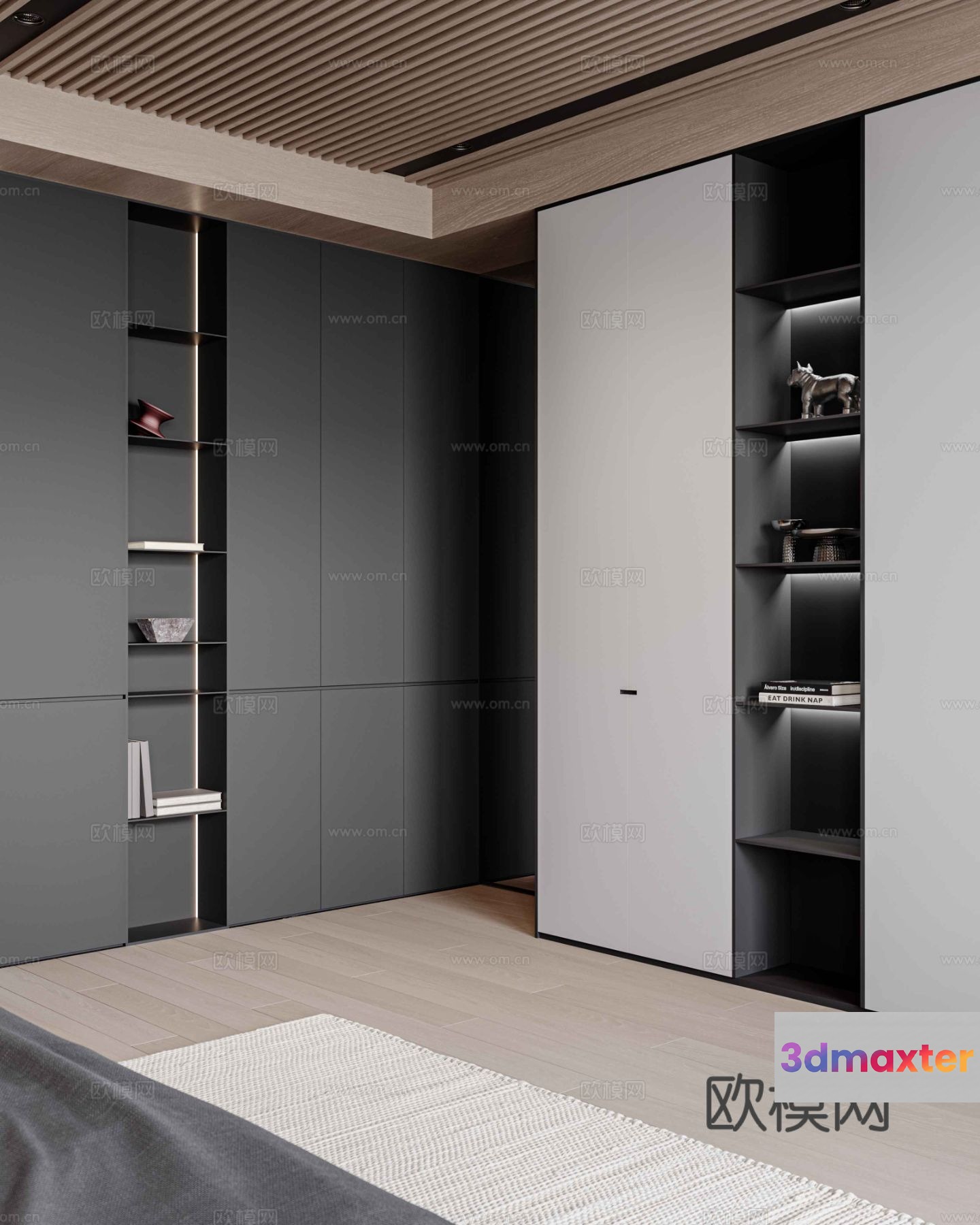 Modern Minimalist Room 3D Model - 1900 - VRAY Render