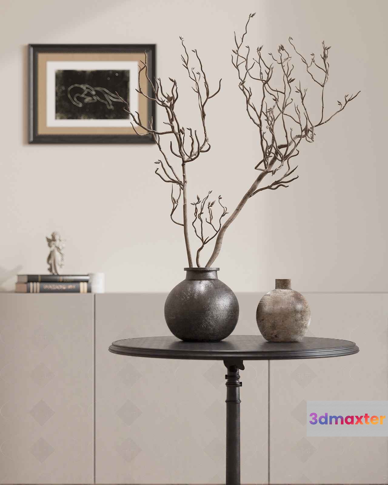 Minimalist Decorative Vase 3D Model - 8687 - CORONA Render