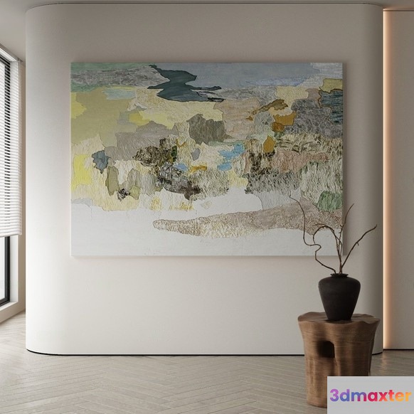 Modern Art Piece 3D Model - 9405 - VRAY Render