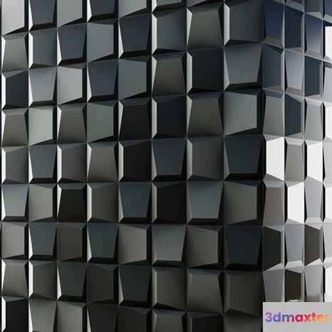 Modern 3D Wall 3D Model - 6961 - CORONA Render