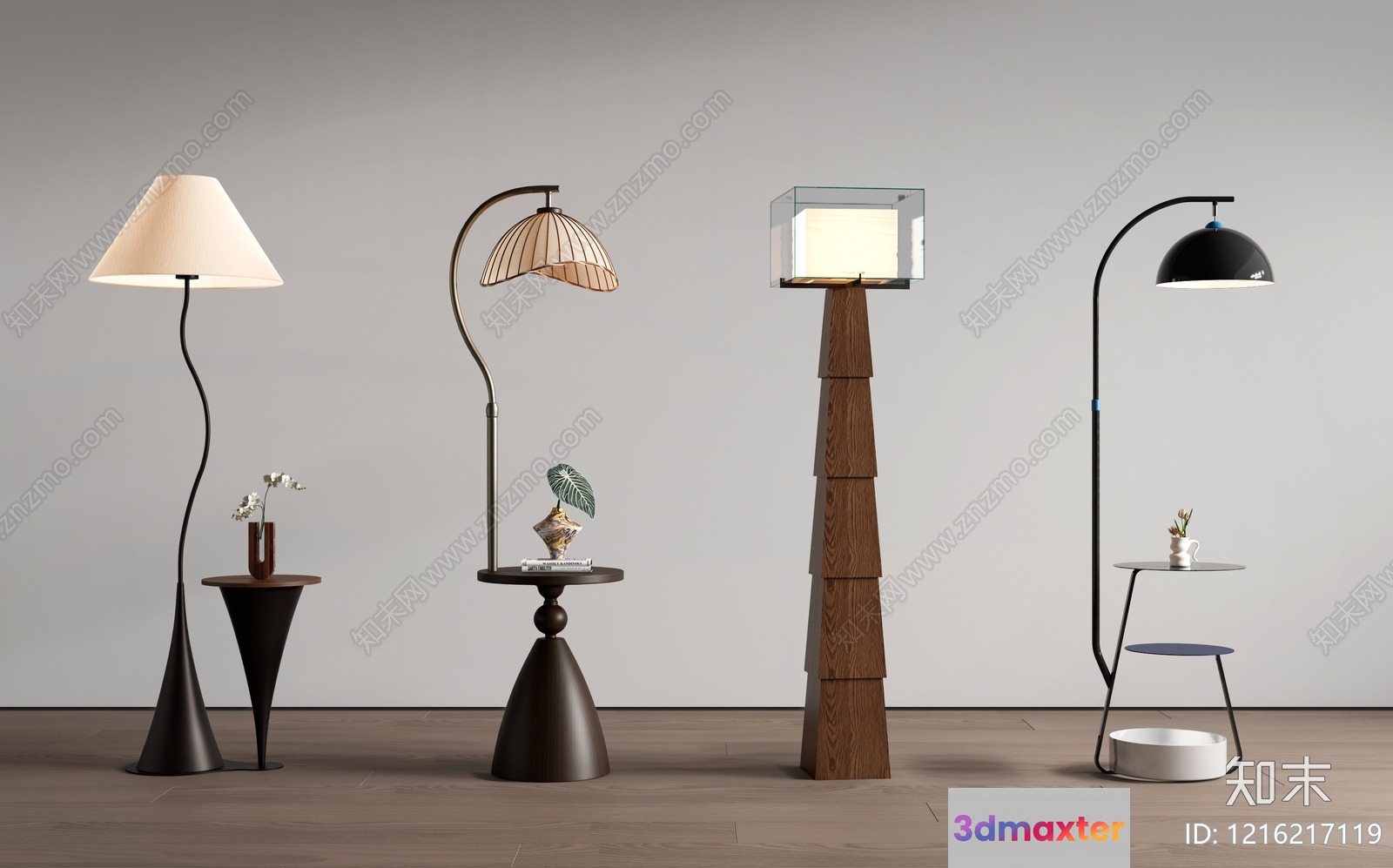 Modern Home Decor 3D Model - 14270 - VRAY Render