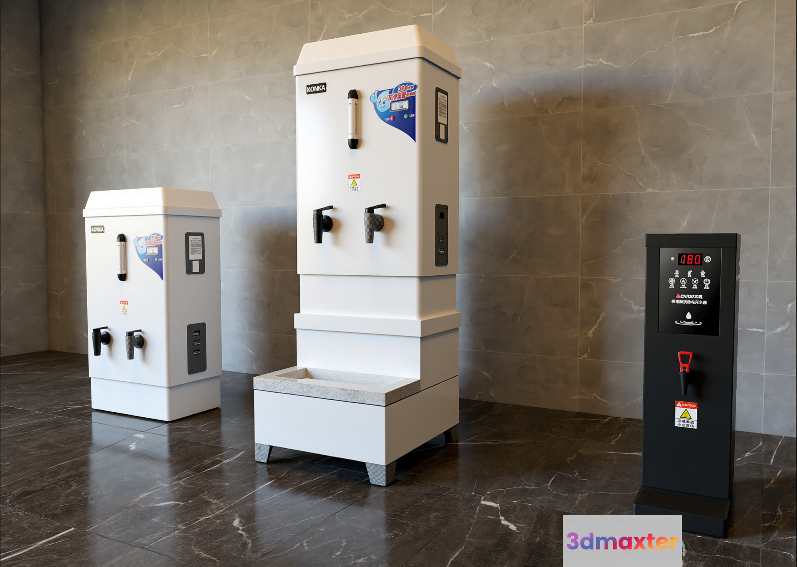 A Water Cooler 3D Model - 13418 - VRAY Render