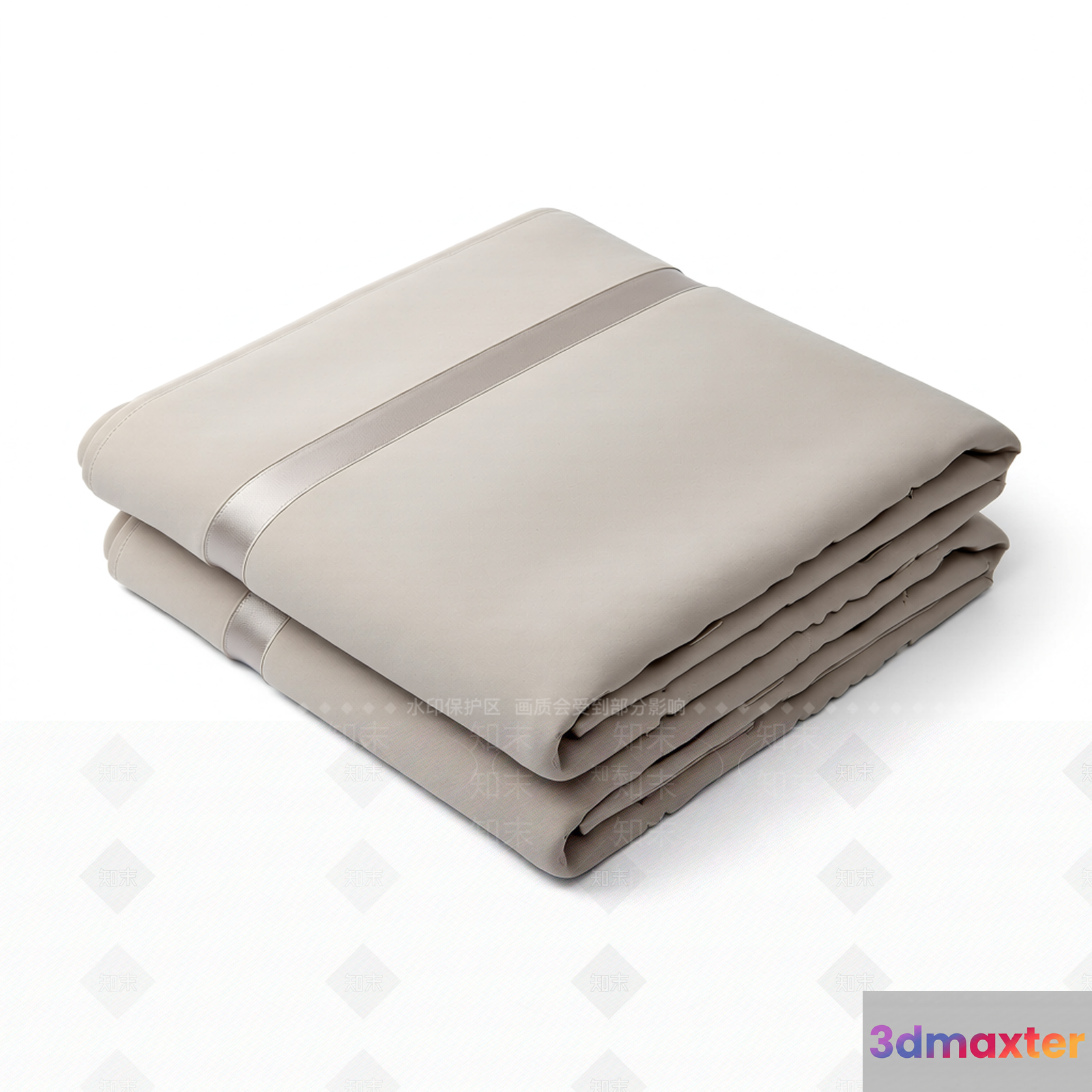A Folded Blanket 3D Model - 11717 - VRAY Render