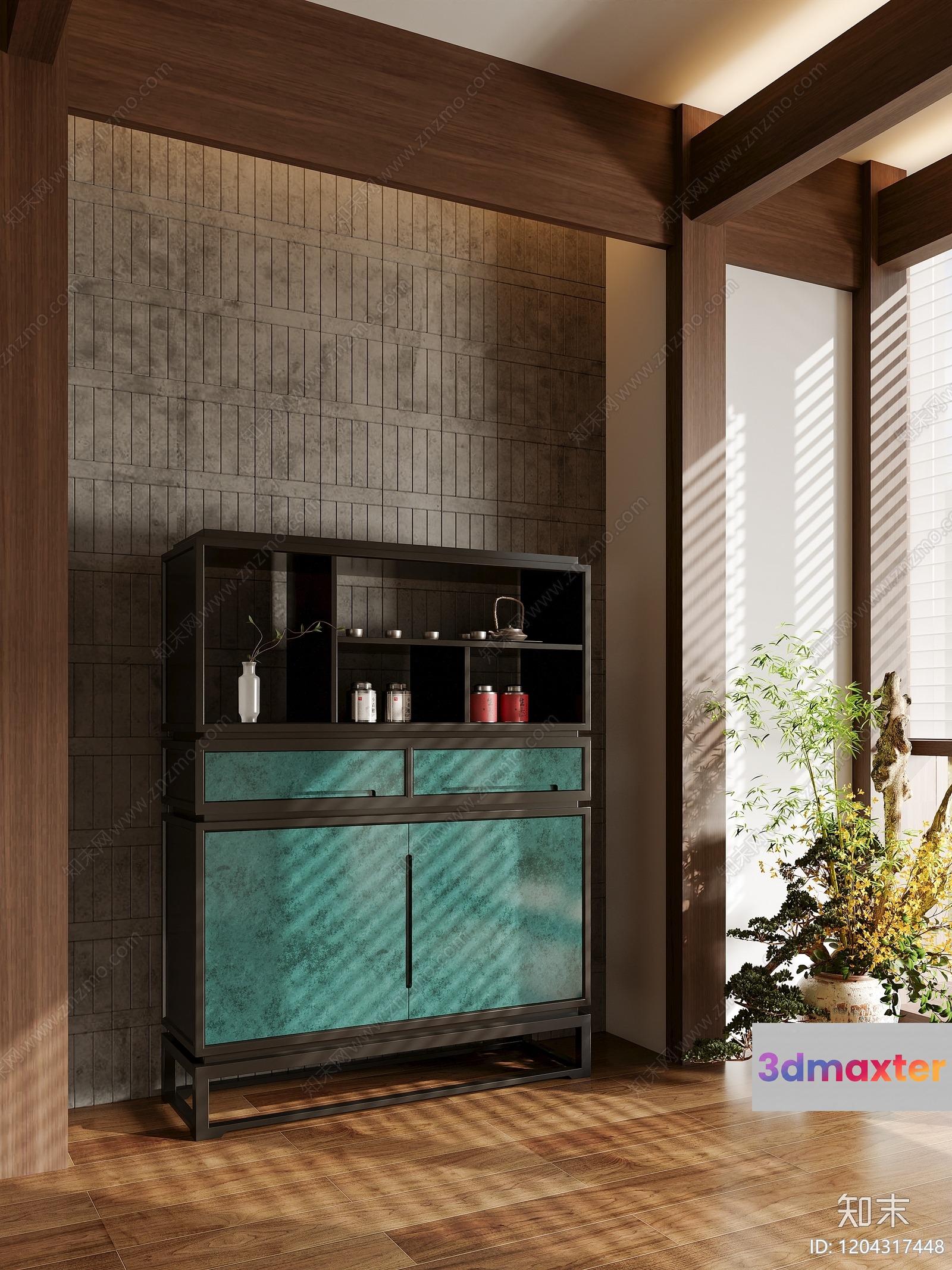 Modern Living Room 3D Model - 2065 - CORONA Render