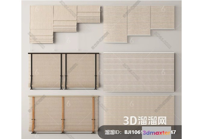 Modern 3D Design Elements 3D Model - 6488 - VRAY Render