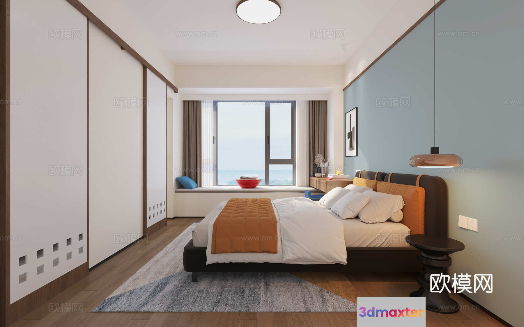 Cozy Bedroom 3D Model - 5561 - CORONA Render