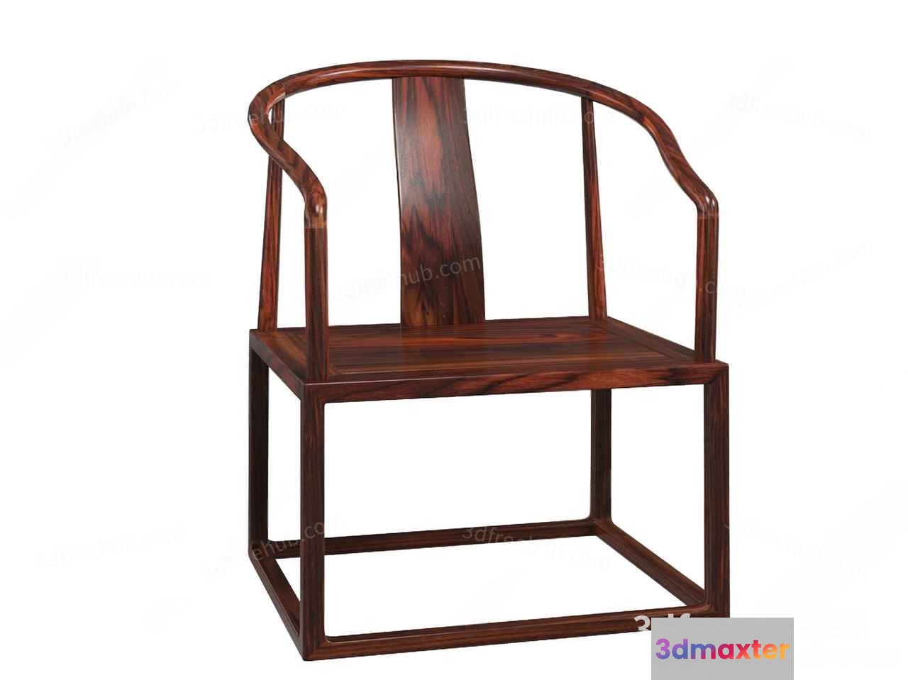 Wooden Chair 3D Model - 18643 - VRAY Render
