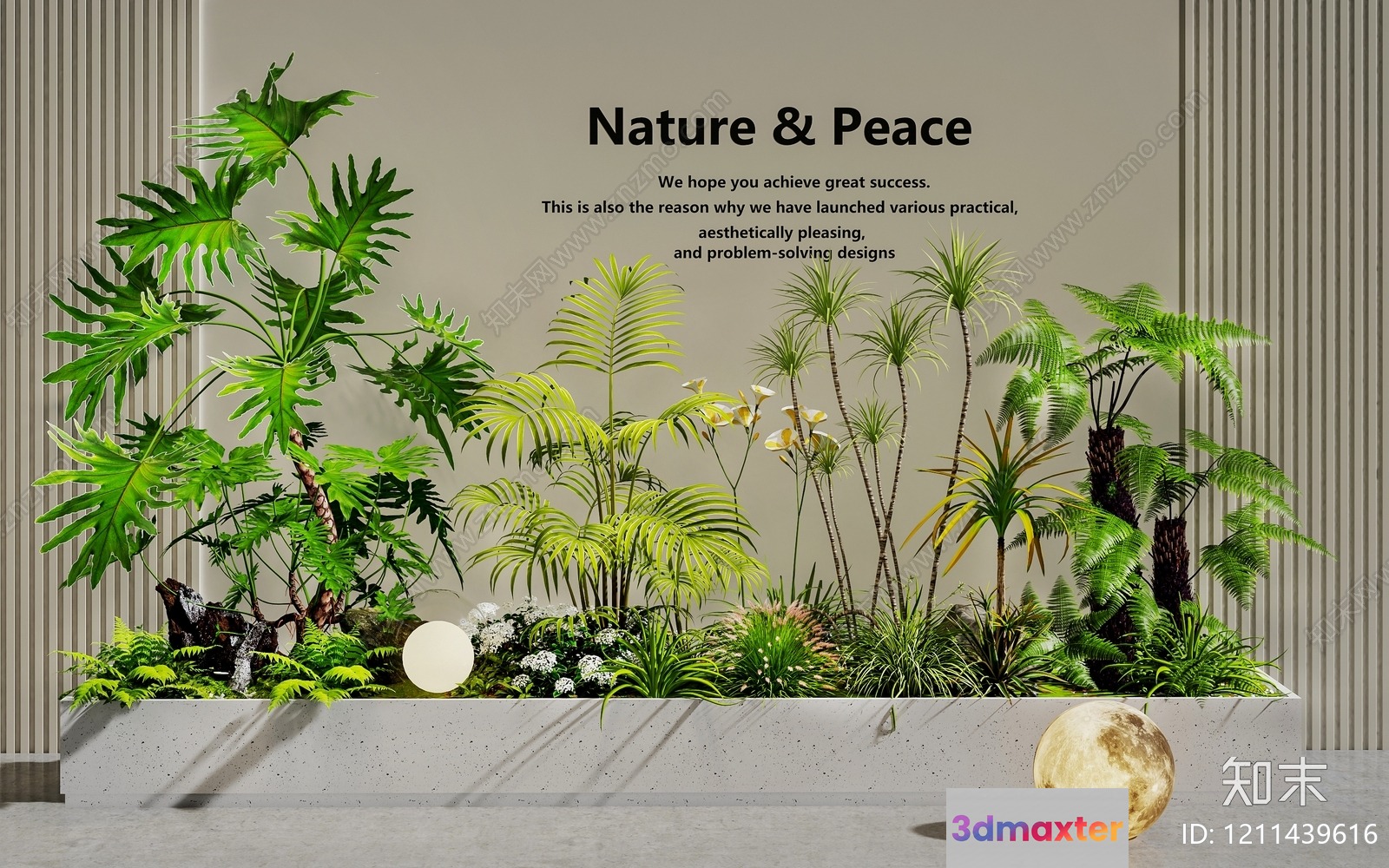 Modern Nature And Peace 3D Model - 3579 - VRAY Render