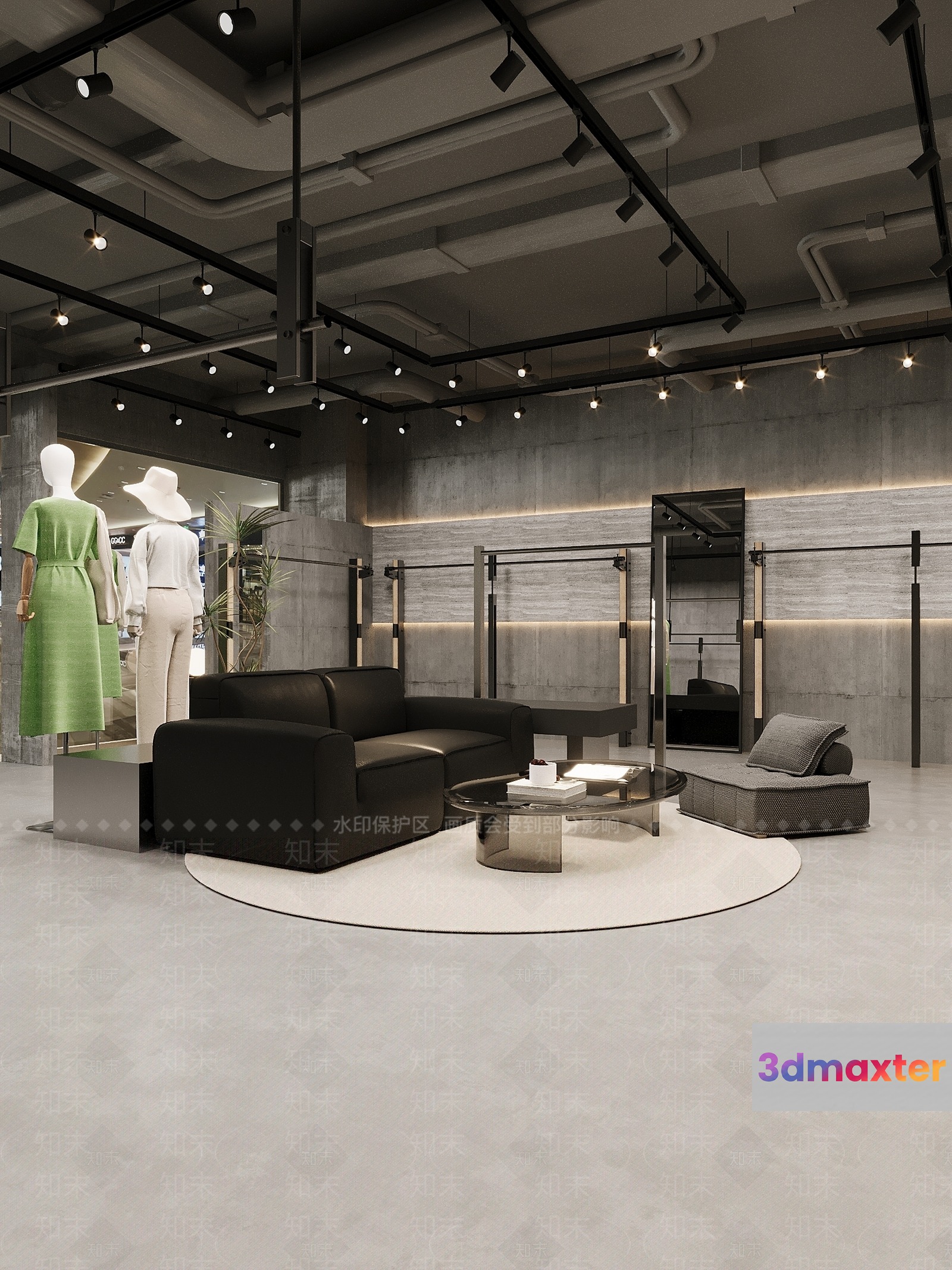 Modern Interior Design 3D Model - 16049 - VRAY Render