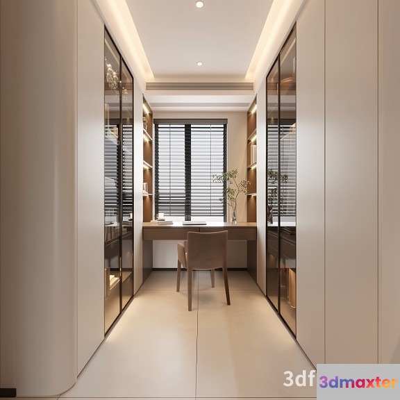 A Modern Office Space 3D Model - 22676 - VRAY Render