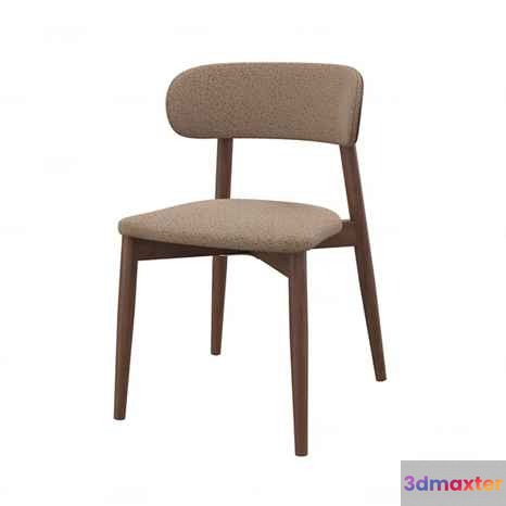A Wooden Chair 3D Model - 483 - CORONA Render