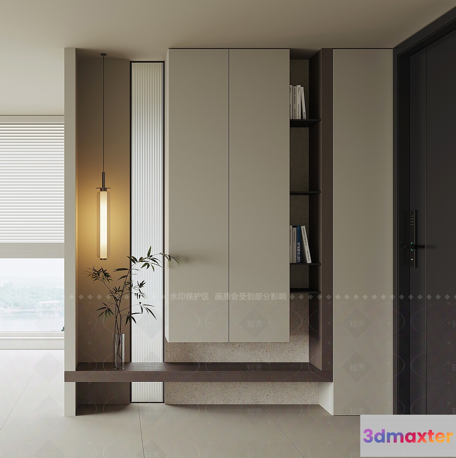 Modern Light Fixture 3D Model - 1694 - VRAY Render