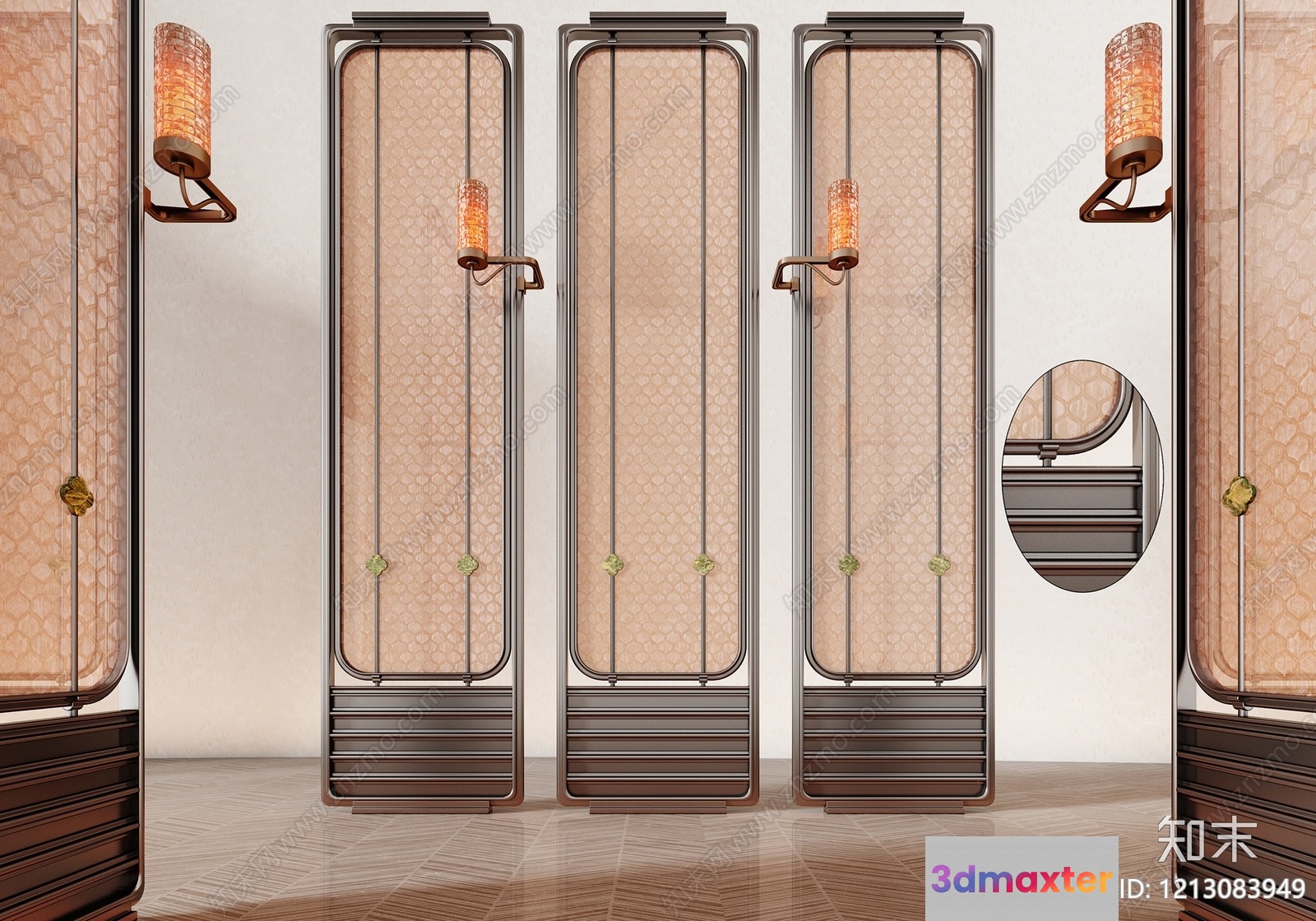 Modern Wall Sconces 3D Model - 4996 - VRAY Render