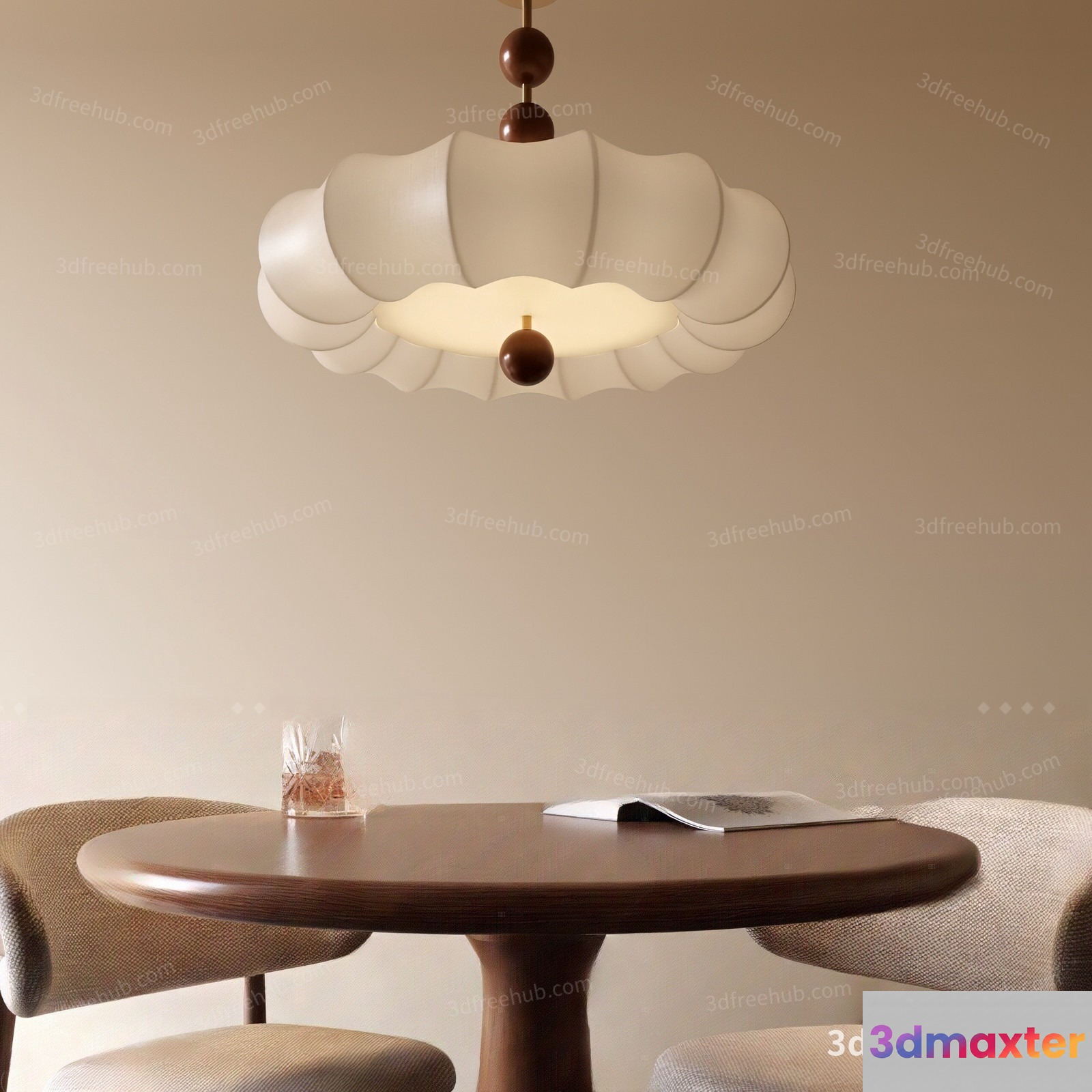 Modern Light Fixture 3D Model - 19685 - VRAY Render