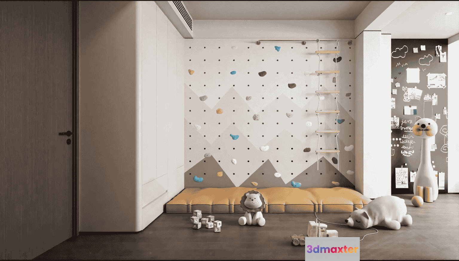 A Modern Playroom 3D Model - 14284 - VRAY Render