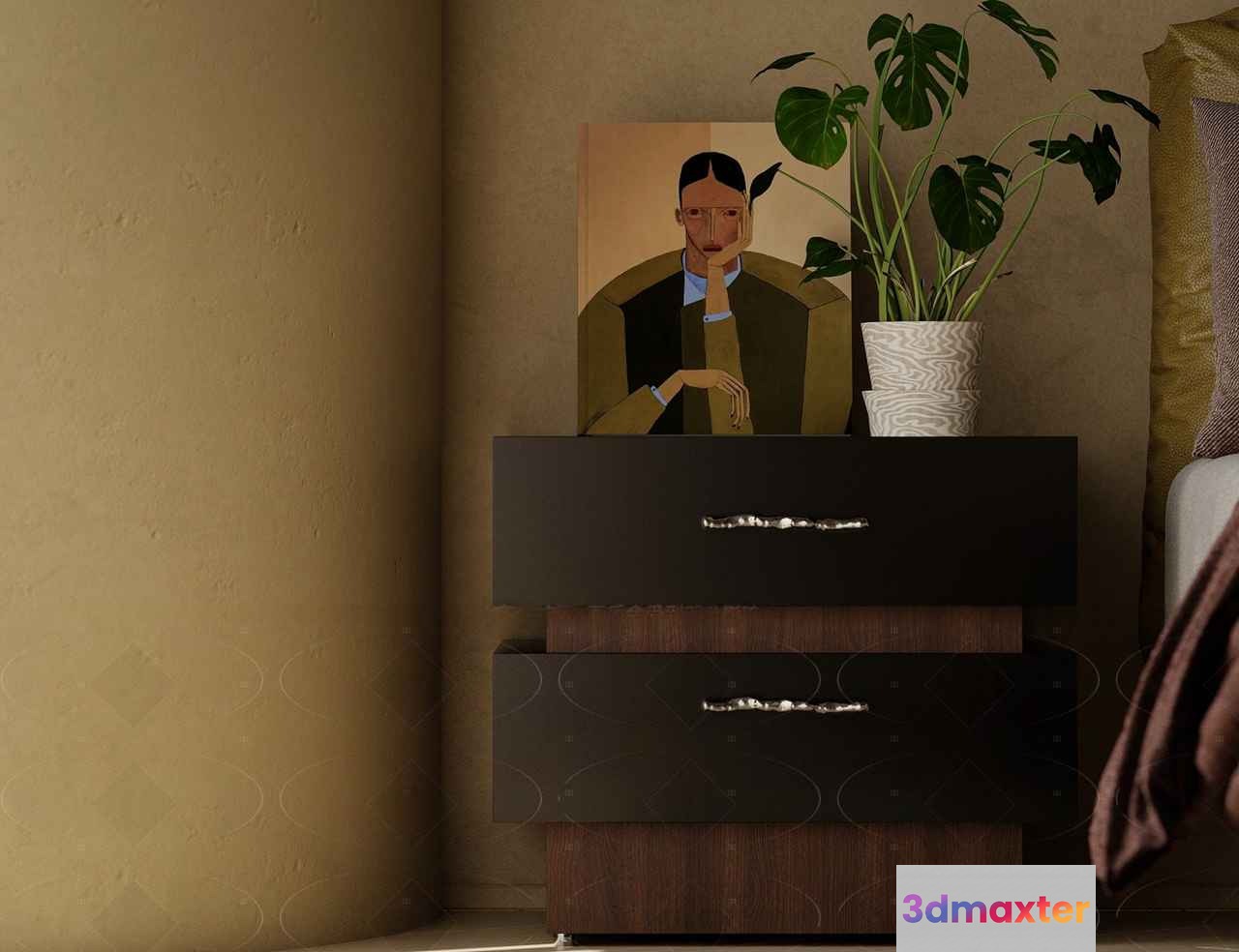Modern Dresser 3D Model - 16624 - VRAY Render
