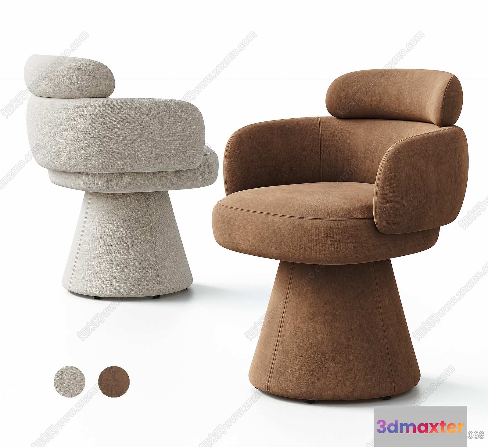 A Modern Chair 3D Model - 4457 - VRAY Render