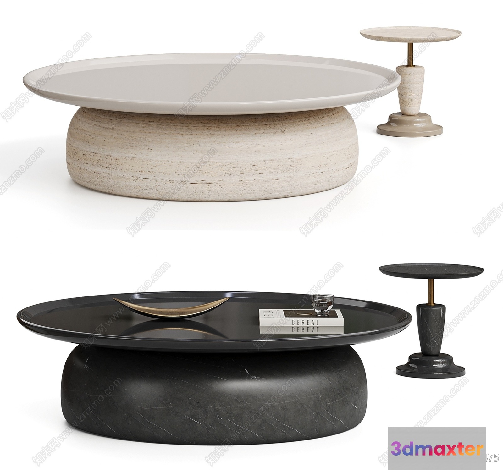 Modern Coffee Table 3D Model - 4799 - VRAY Render