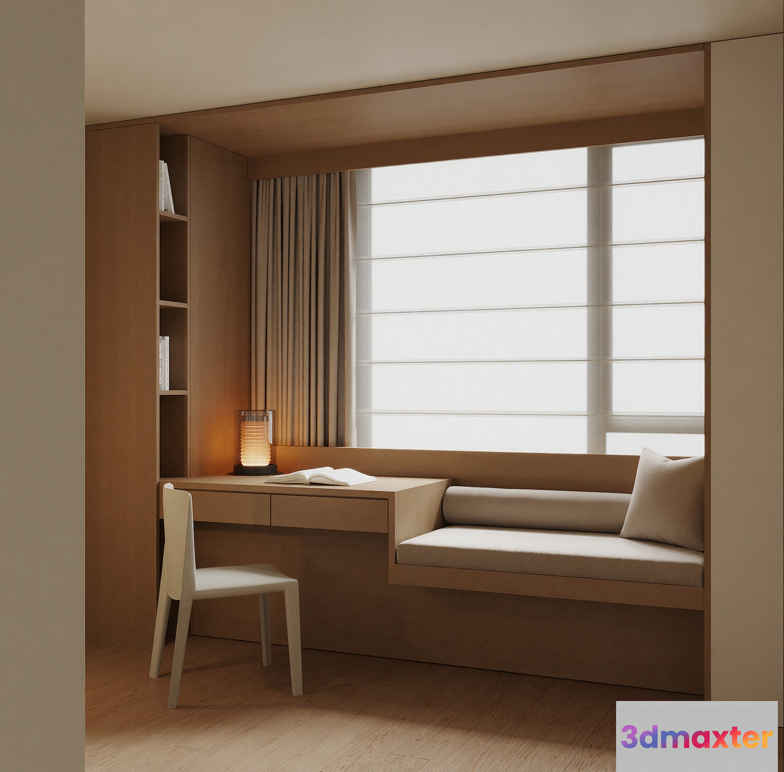 Modern Minimalist Room 3D Model - 5115 - VRAY Render