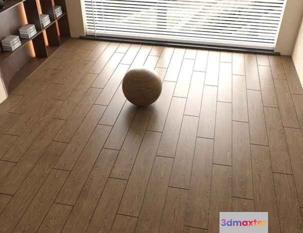 Wooden Floor 3D Model - 7251 - VRAY Render