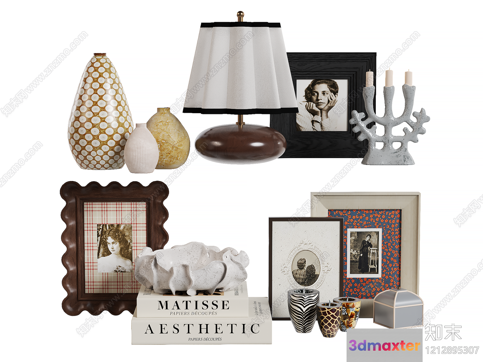 Aesthetic Home Decor 3D Model - 22560 - VRAY Render