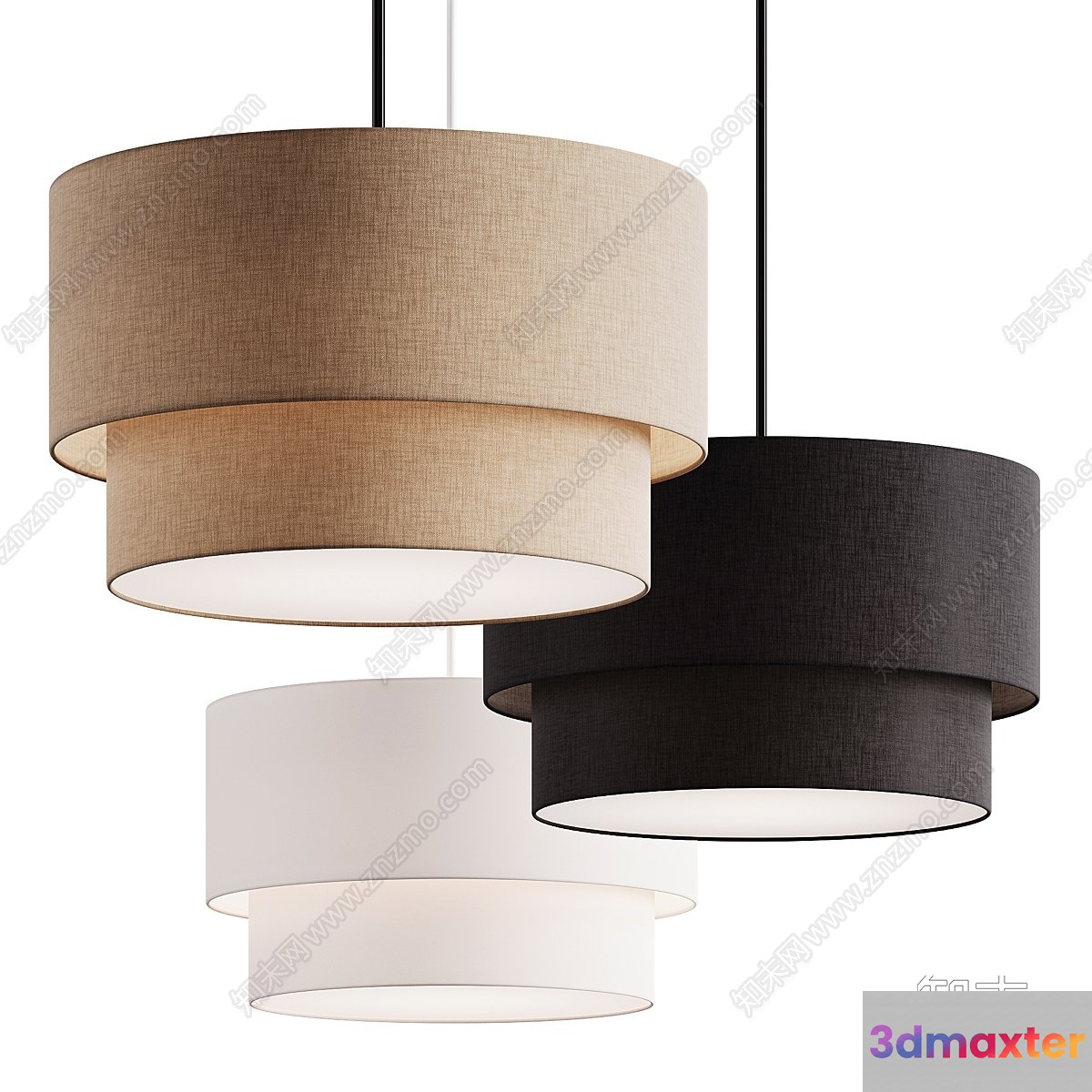 Modern Hanging Lamps 3D Model - 484 - CORONA Render
