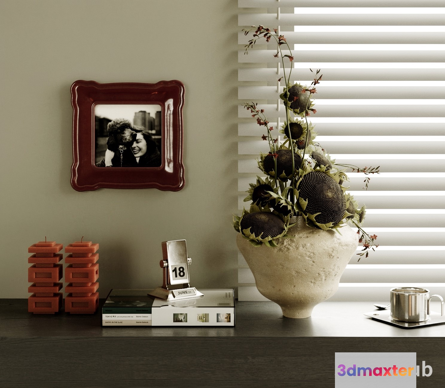 Cozy Living Room 3D Model - 20835 - VRAY Render