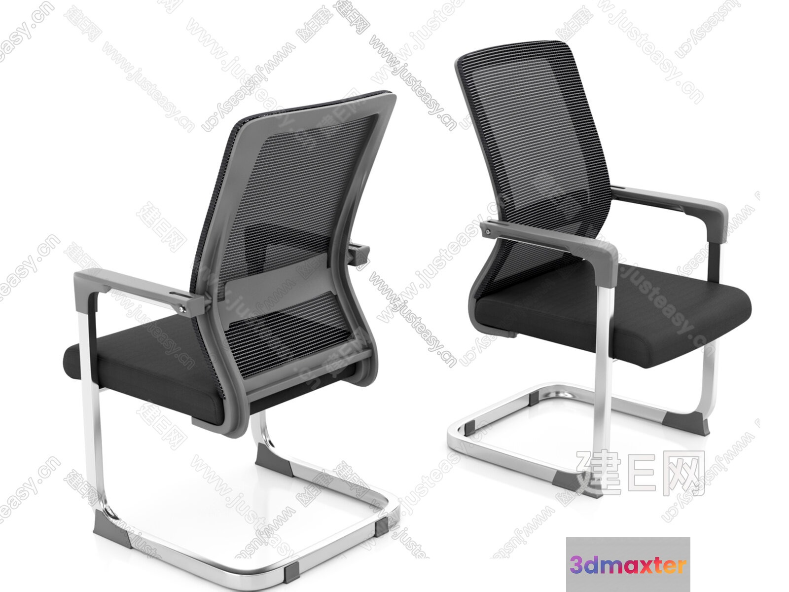 Modern Office Chairs 3D Model - 14005 - VRAY Render