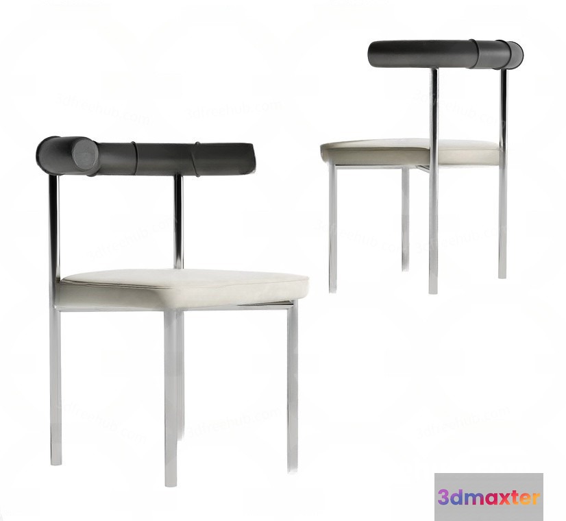 Modern Minimalist Chair 3D Model - 7496 - VRAY Render