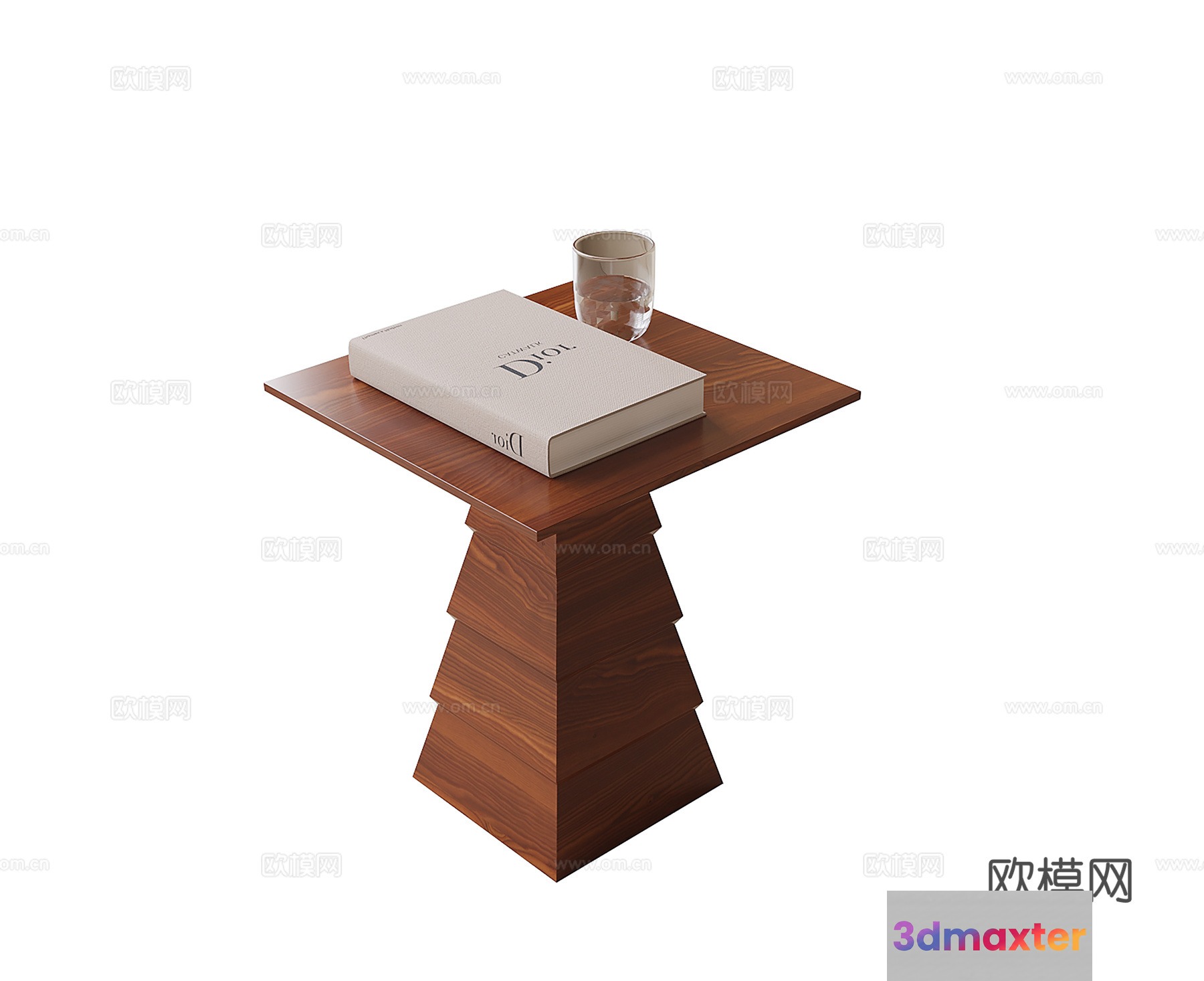 Simple Wooden Table 3D Model - 13603 - VRAY Render