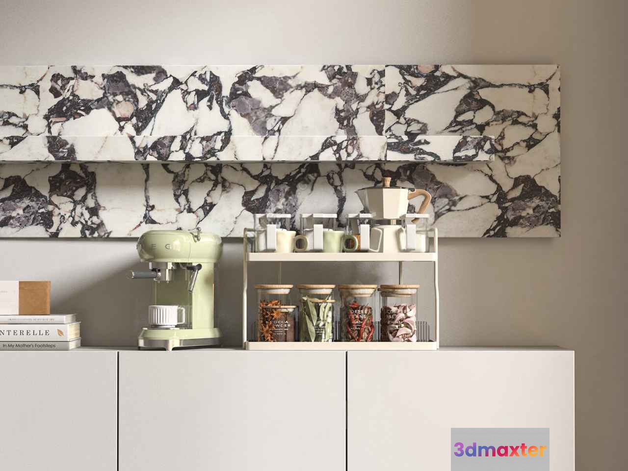 A Kitchen Counter 3D Model - 8797 - VRAY Render