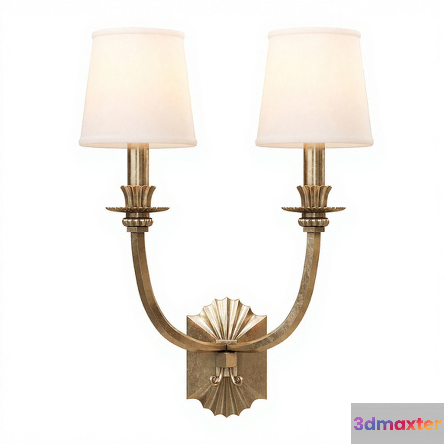 Gold Light Fixture 3D Model - 11319 - CORONA Render
