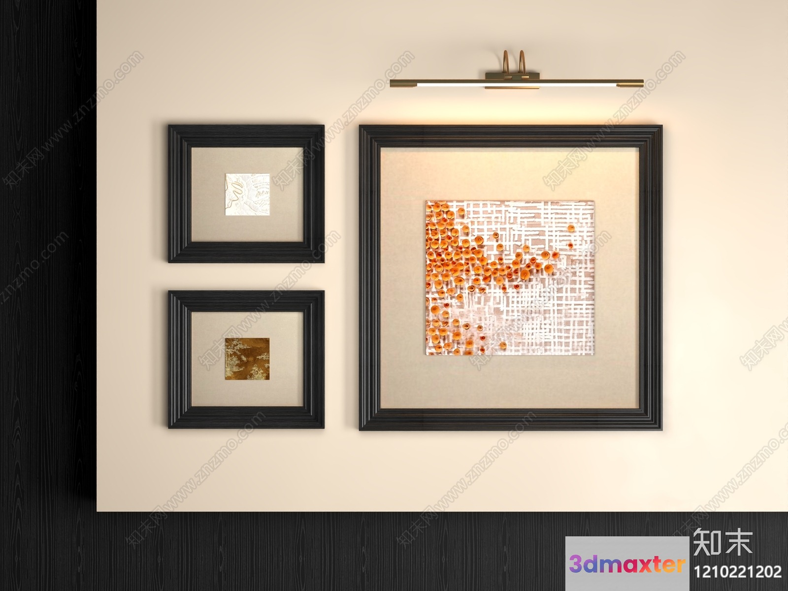 Modern Light Fixtures 3D Model - 12793 - VRAY Render