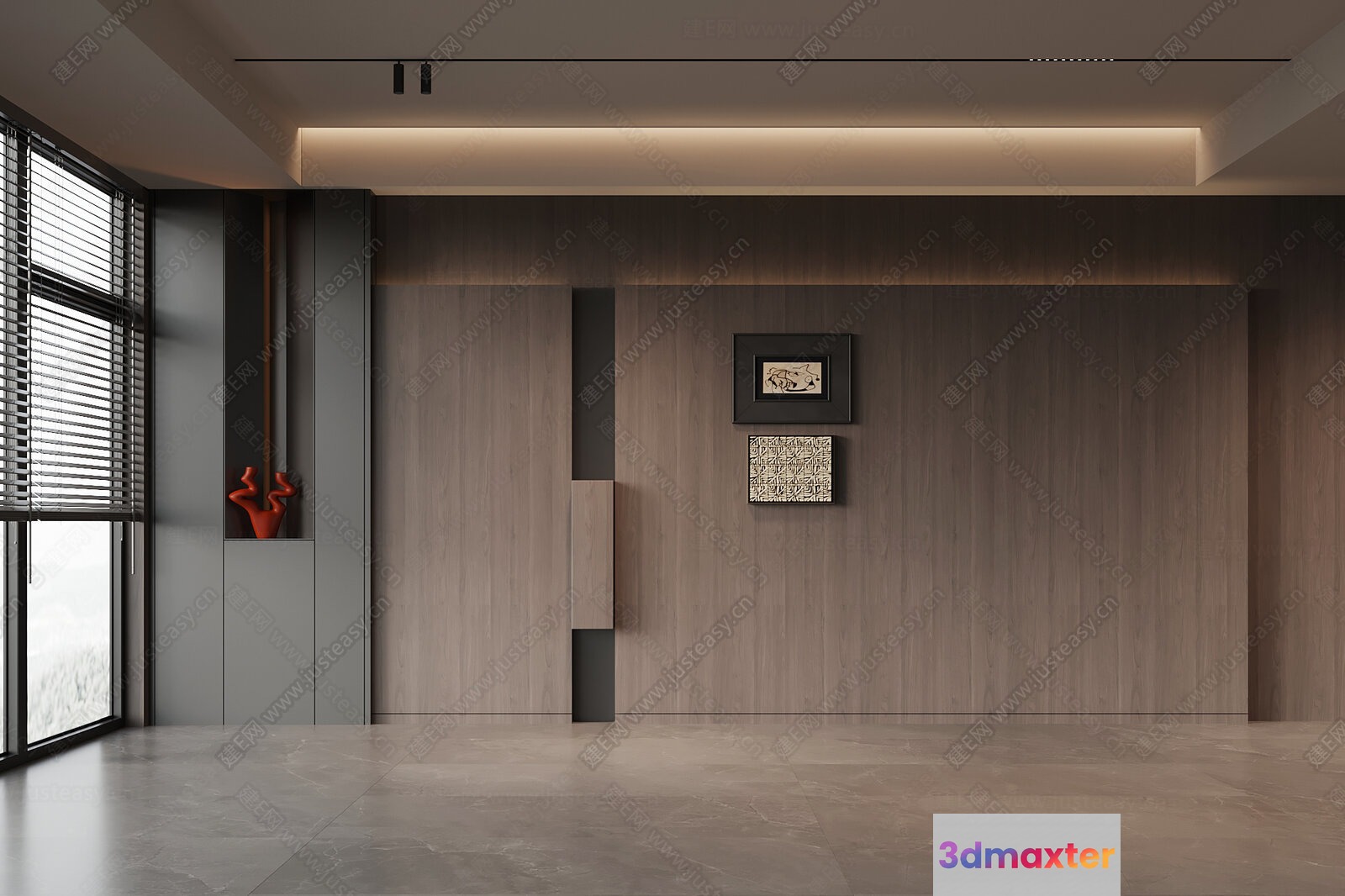 Modern Interior Space 3D Model - 18247 - VRAY Render
