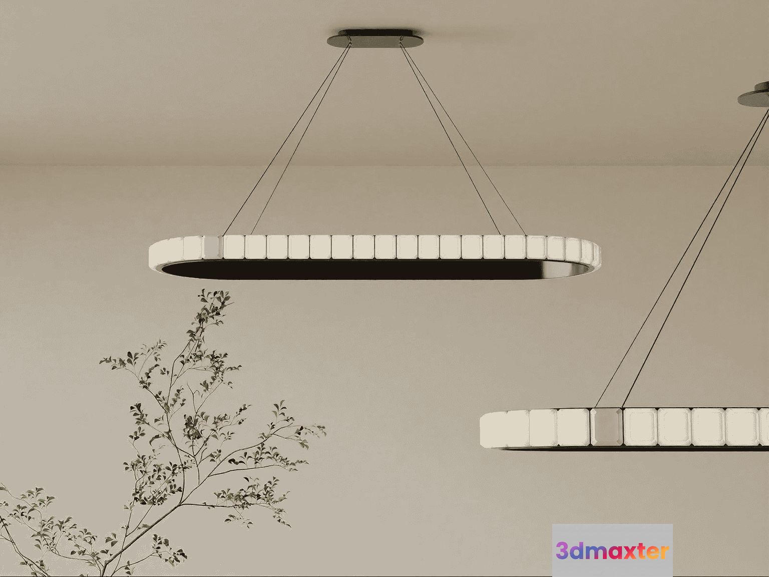 Modern Light Fixture 3D Model - 15005 - VRAY Render