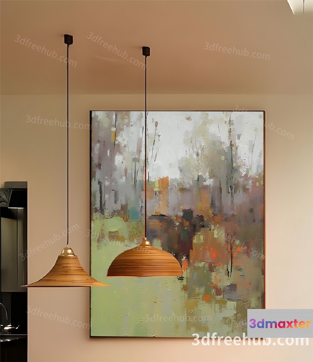 Modern Light Fixture 3D Model - 21293 - VRAY Render