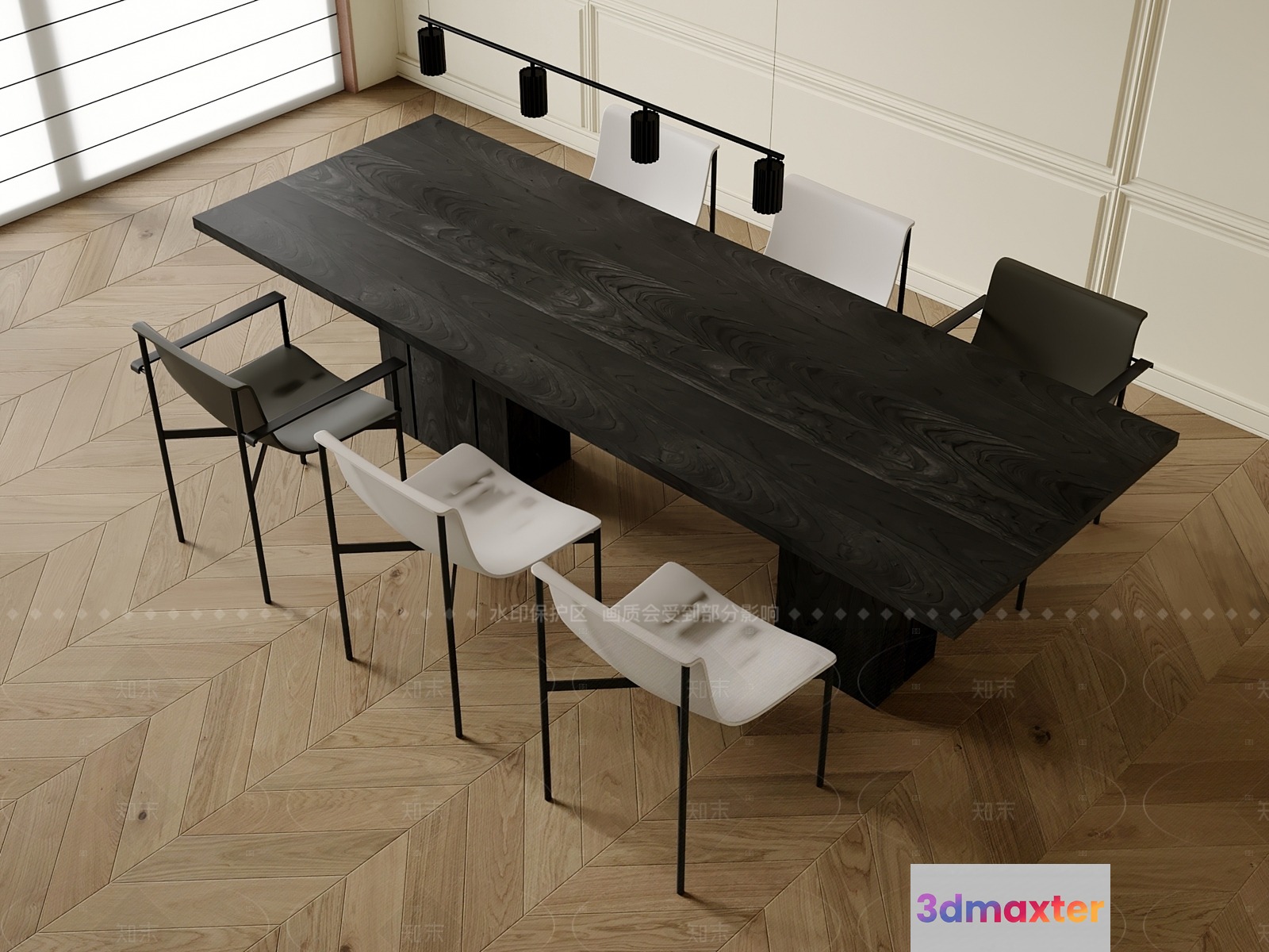 Modern Office Space 3D Model - 20660 - VRAY Render