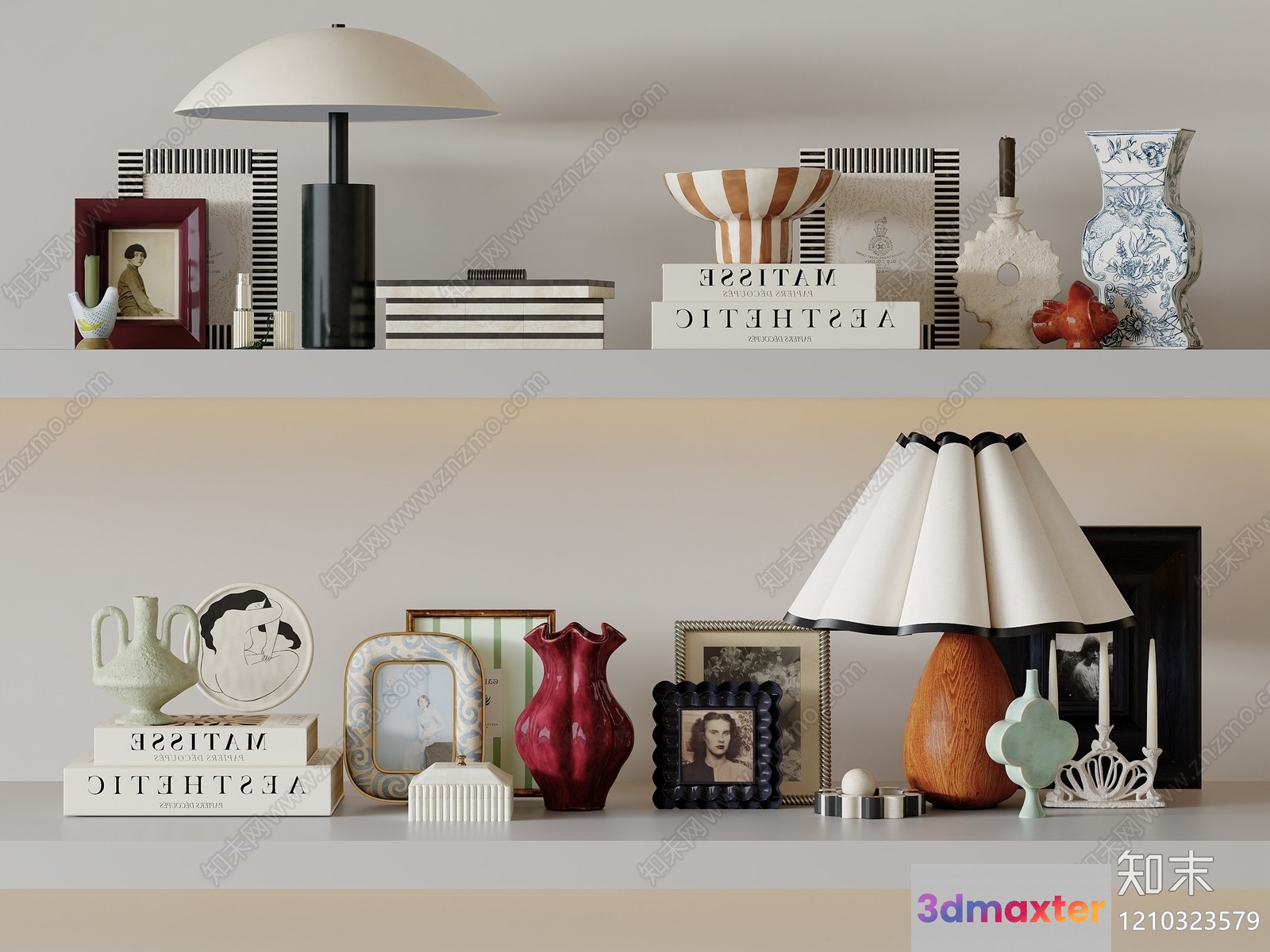 Modern Home Decor 3D Model - 18522 - VRAY Render