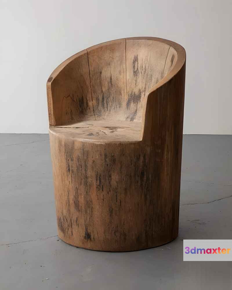 Wooden Chair 3D Model - 5101 - VRAY Render