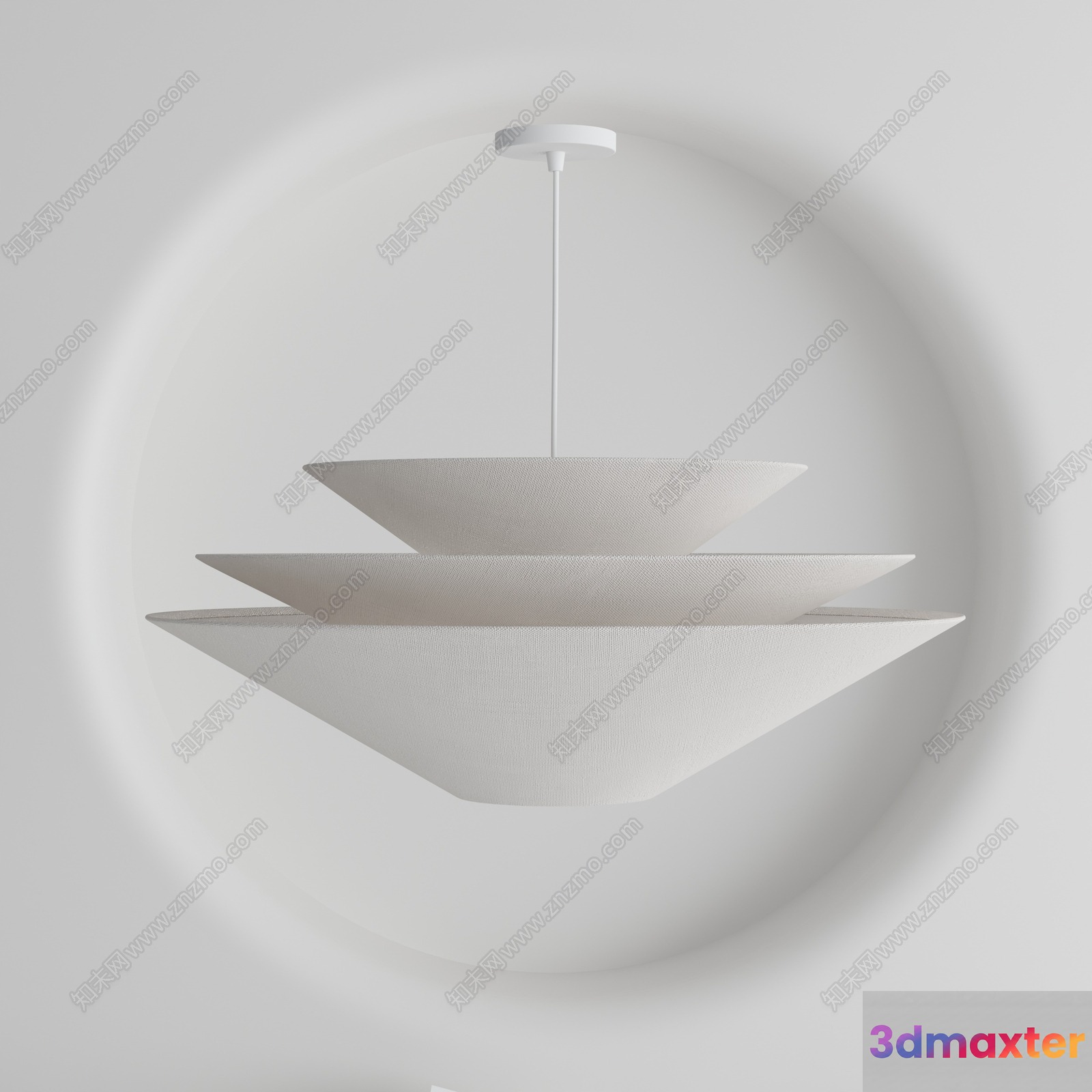 Modern Light Fixture 3D Model - 20383 - VRAY Render
