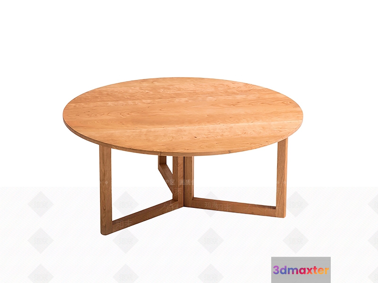Simple Wooden Table 3D Model - 11861 - VRAY Render