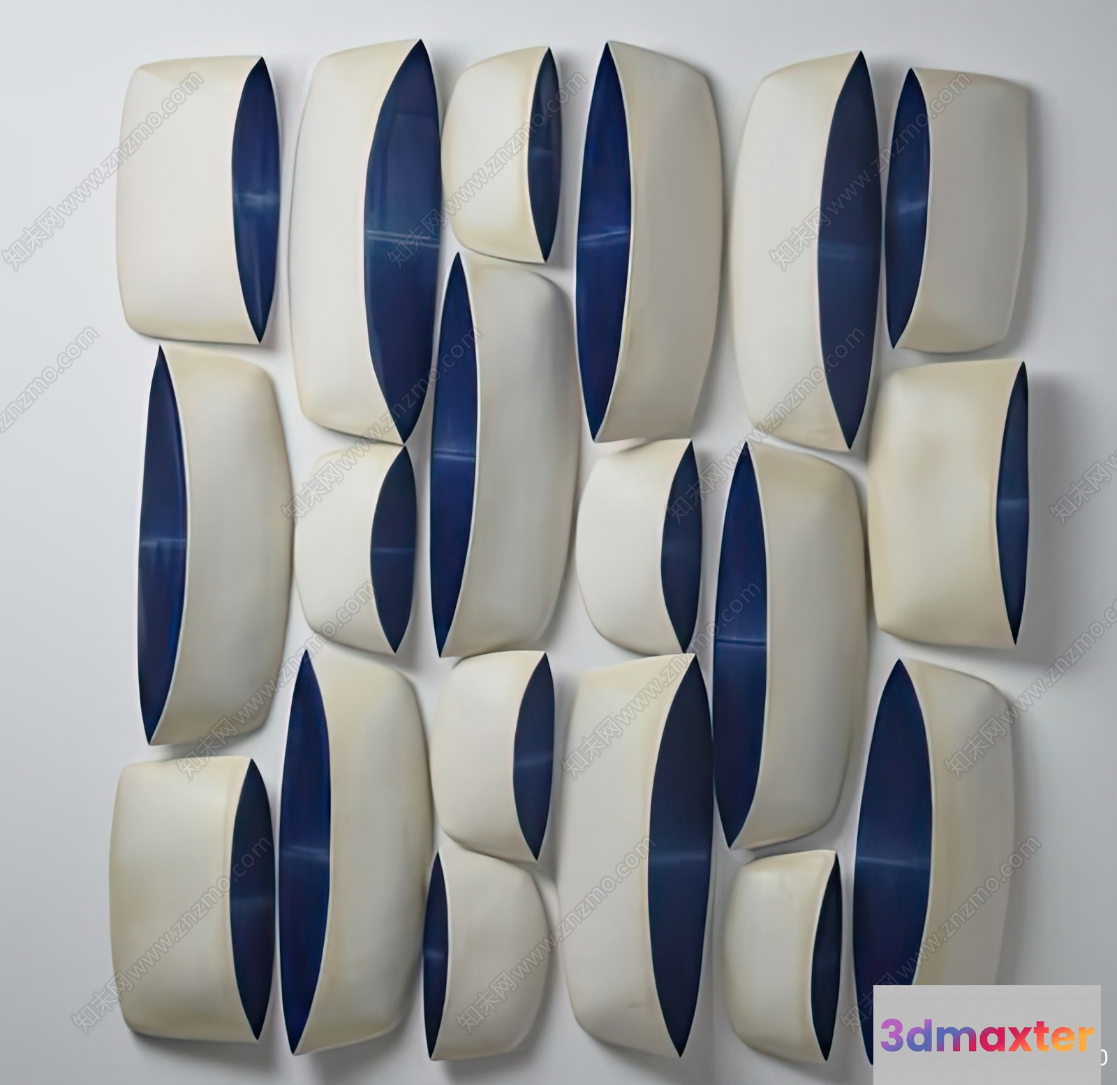 Modern Wall Decor 3D Model - 10419 - VRAY Render