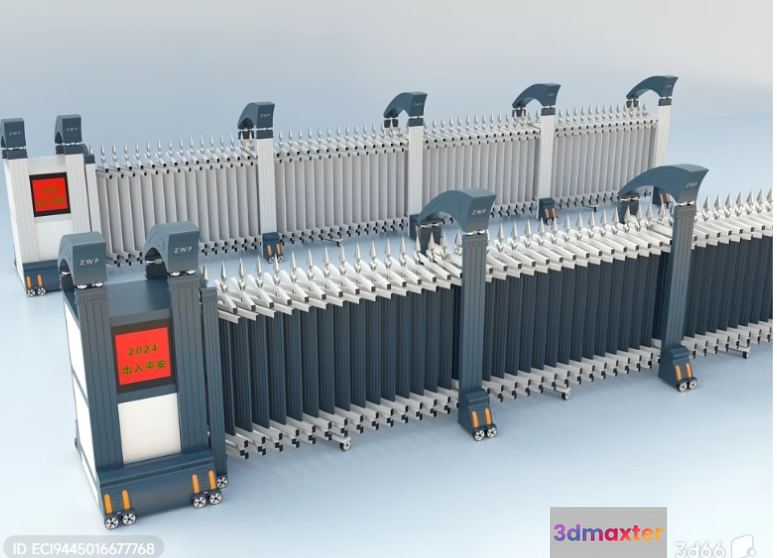 A Large Stack Of Radiators 3D Model - 13859 - VRAY Render
