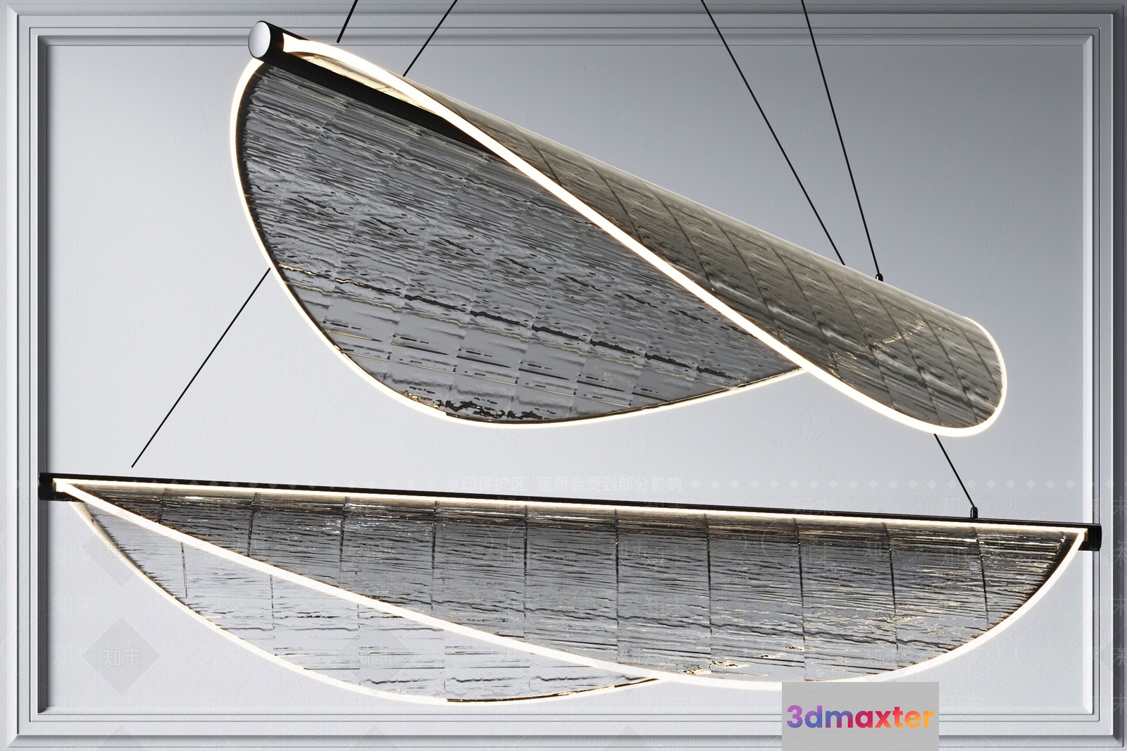 Modern Light Fixture 3D Model - 5449 - VRAY Render