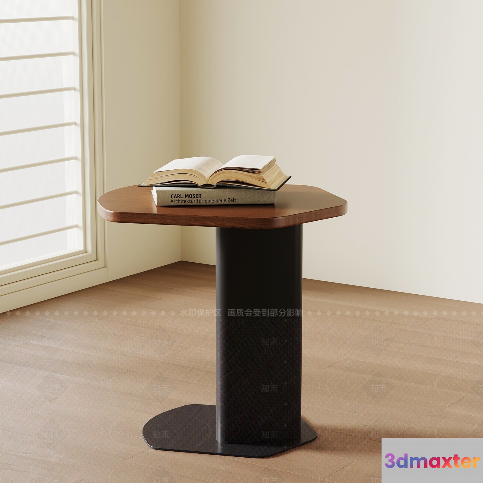 Modern Wooden Table 3D Model - 12528 - VRAY Render