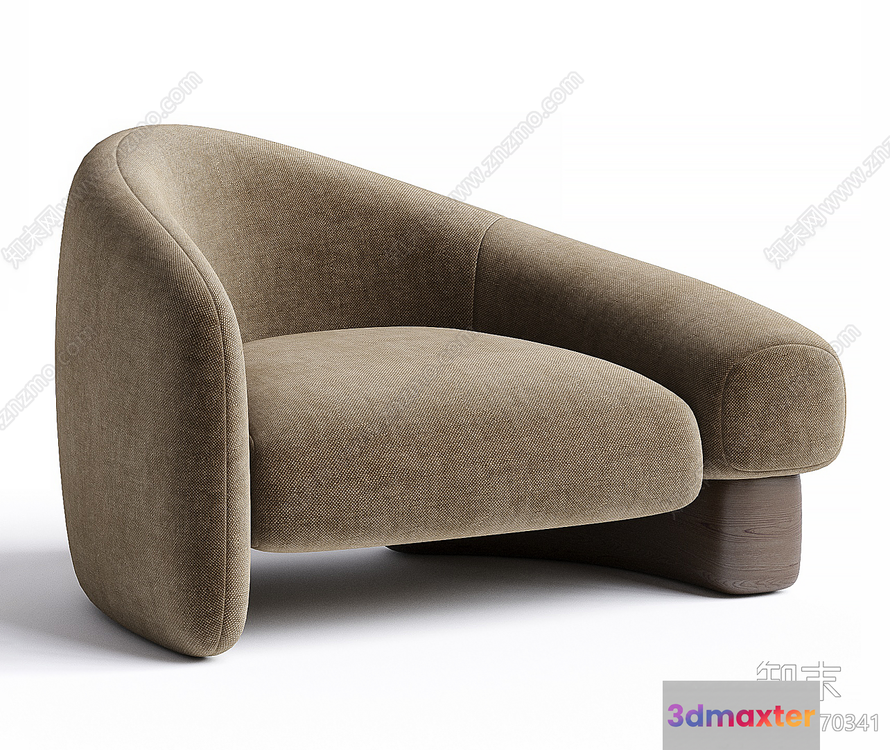 Contemporary Upholstered Sofa 3D Model - 4171 - CORONA Render